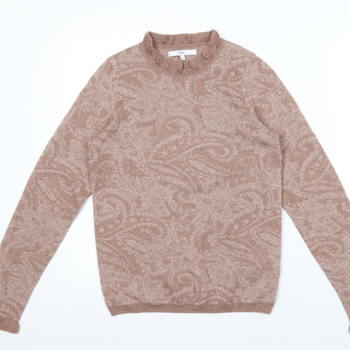 Next Women's Brown Paisley Pullover Jumper S