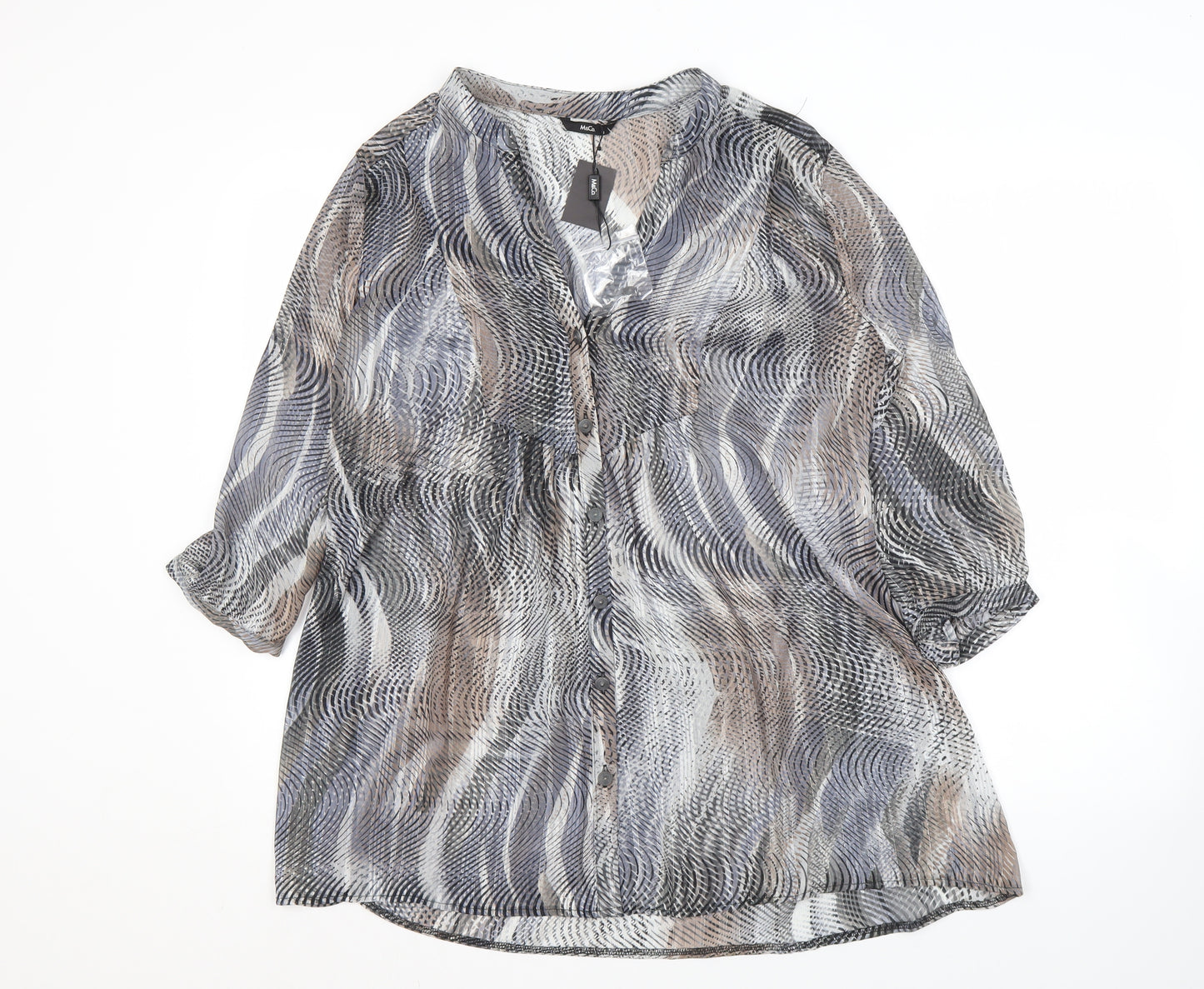 M&Co Women's Multicoloured Shirt Dress Size 18