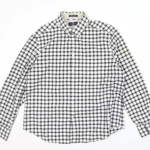 Marks and Spencer Men's Check Shirt L - Casual Style
