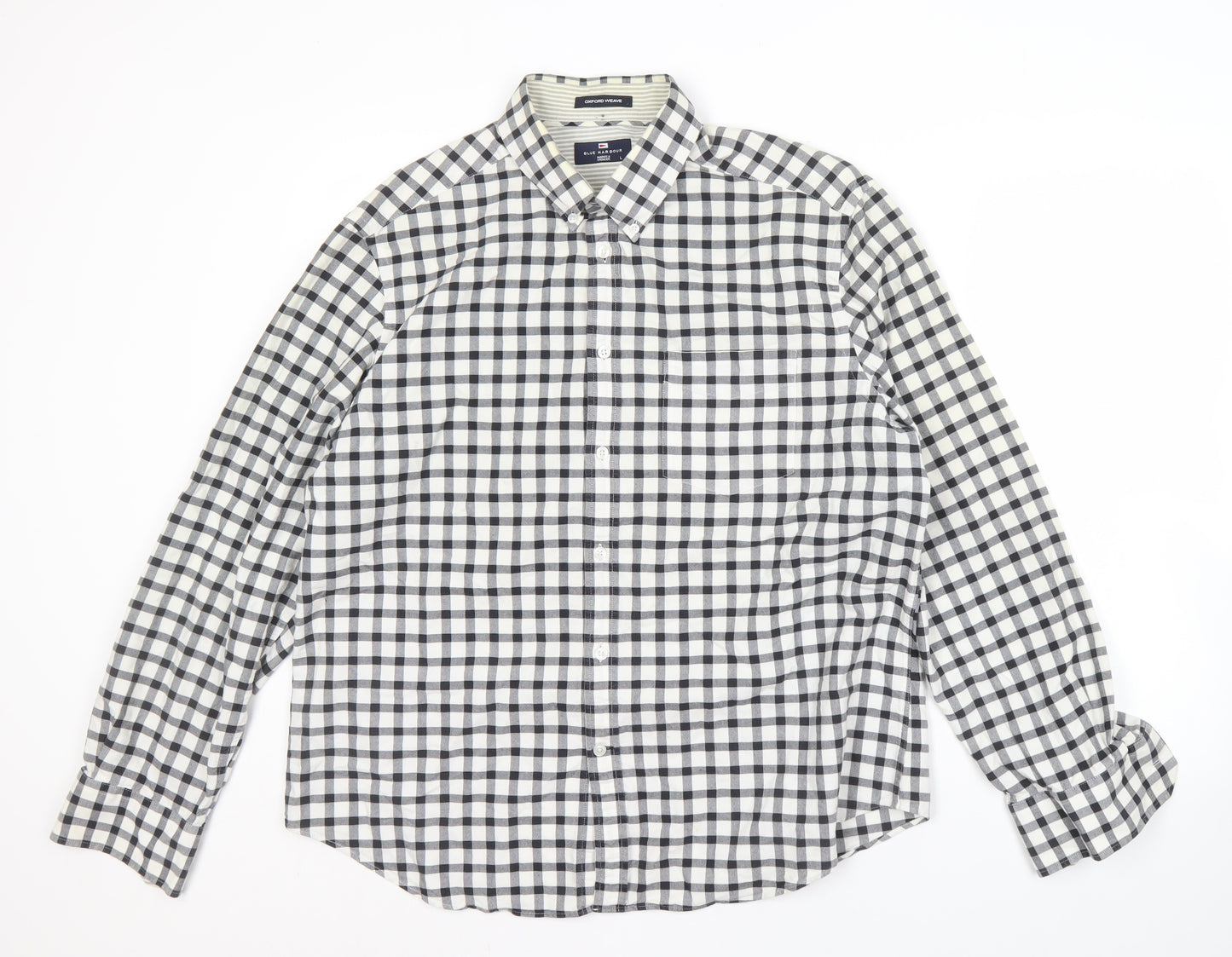 Marks and Spencer Men's Check Shirt L - Casual Style