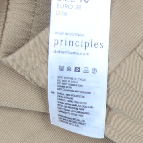 Principles Women's Beige Trousers, Size 10