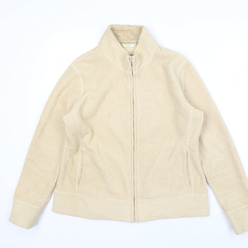 Marks and Spencer Women's Beige Full Zip Jacket