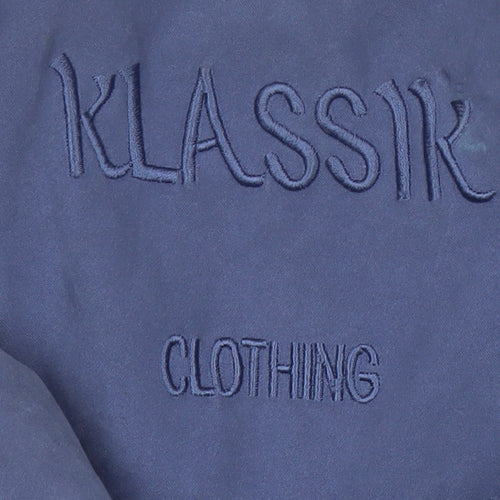 Klassik Women's Blue Hooded Jacket Size 16