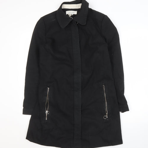 Zara Basic Women's Black Long Coat L