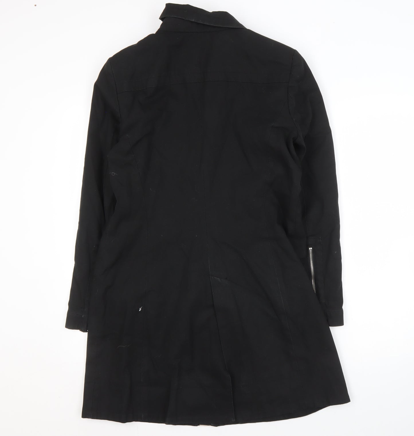 Zara Basic Women's Black Long Coat L