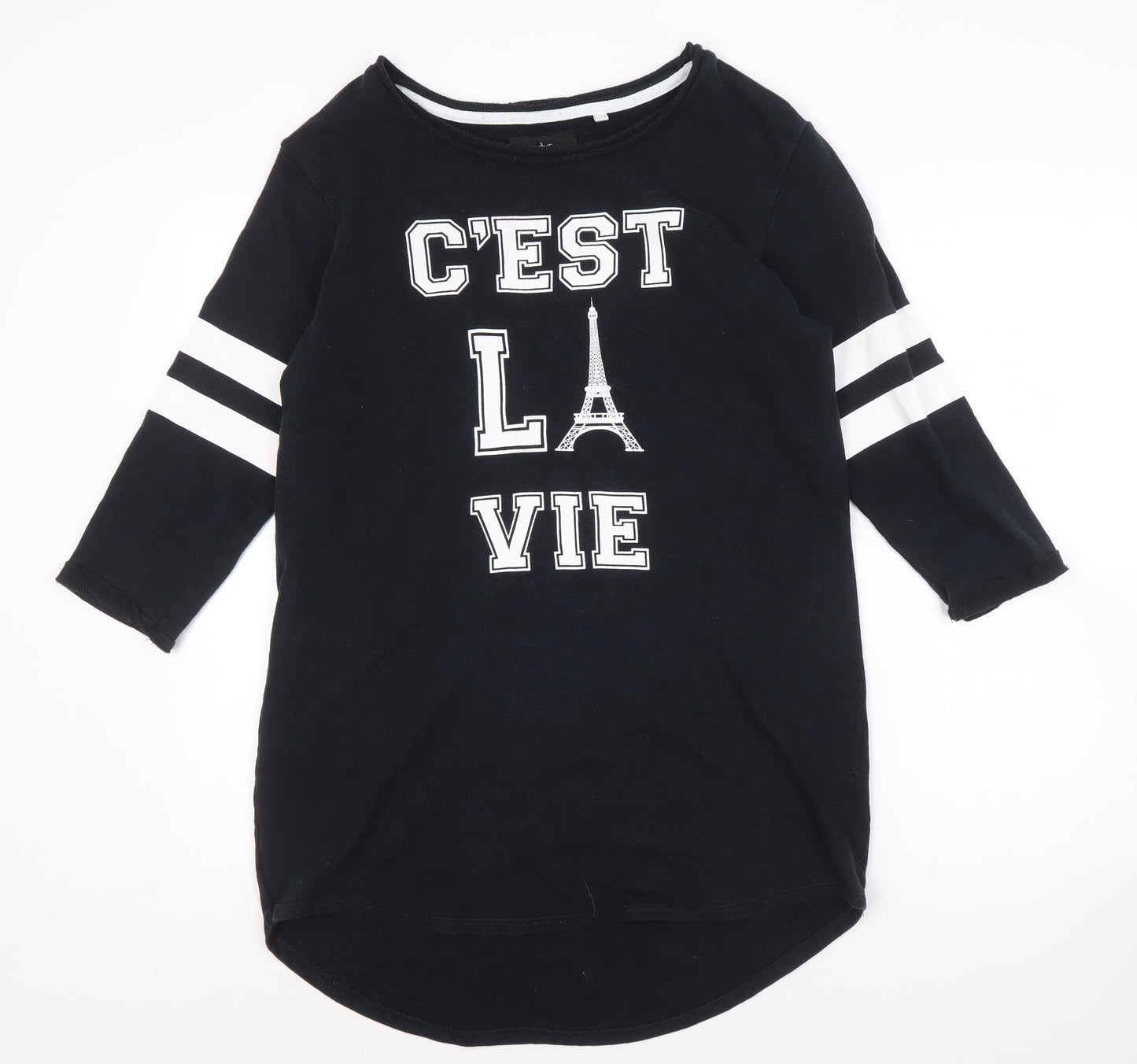 Next Women's Black Logo Sweatshirt Size 14