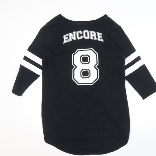 Next Women's Black Logo Sweatshirt Size 14