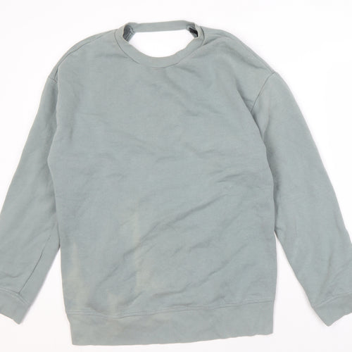 Topshop Women's Grey Sweatshirt Size 14 Casual