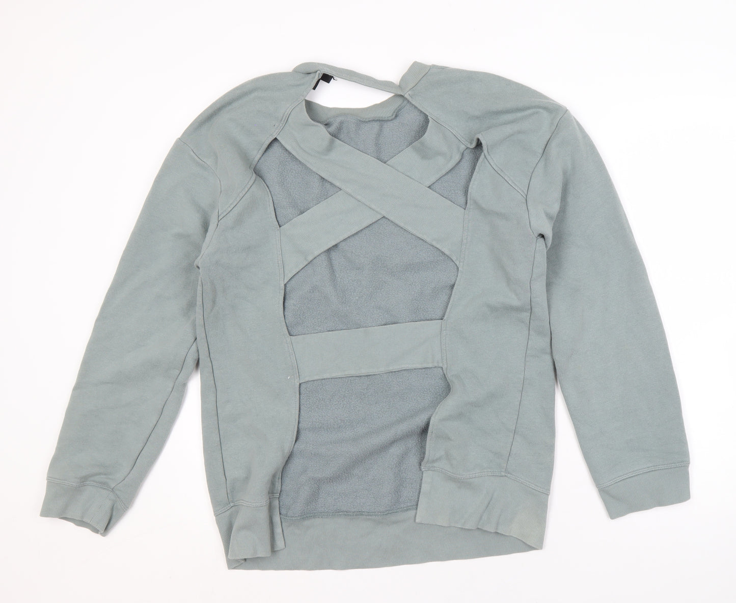 Topshop Women's Grey Sweatshirt Size 14 Casual