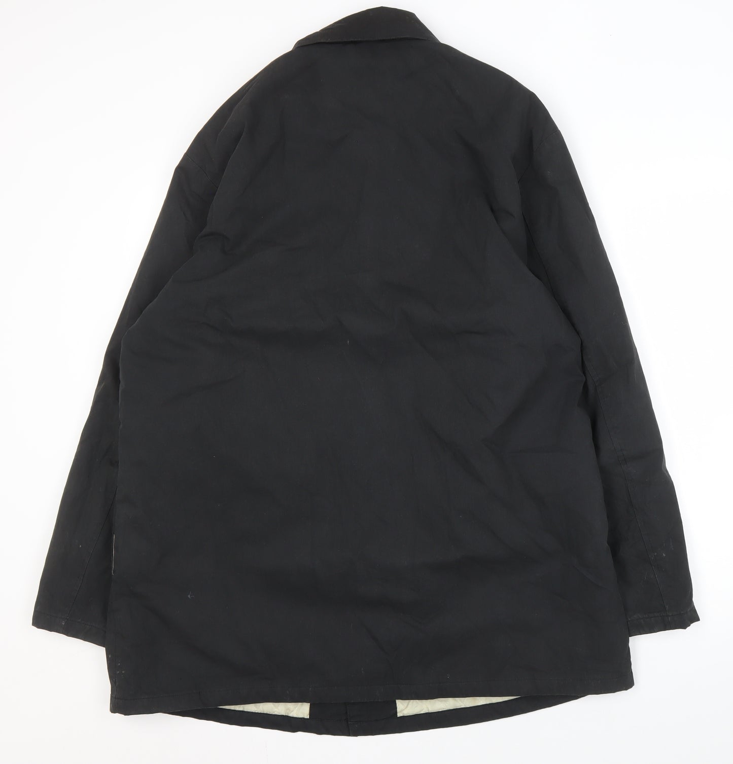 ASOS DESIGN Men's Black Casual Coat Size L