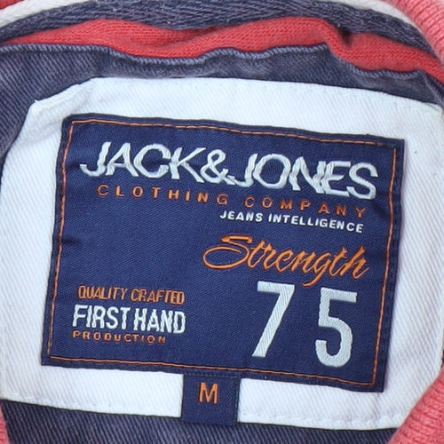 Jack & Jones Men's Red Polo Shirt M