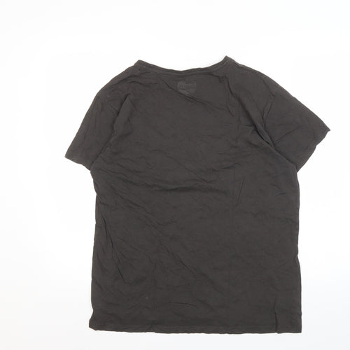 The Beatles Men's Black Large Graphic T-Shirt