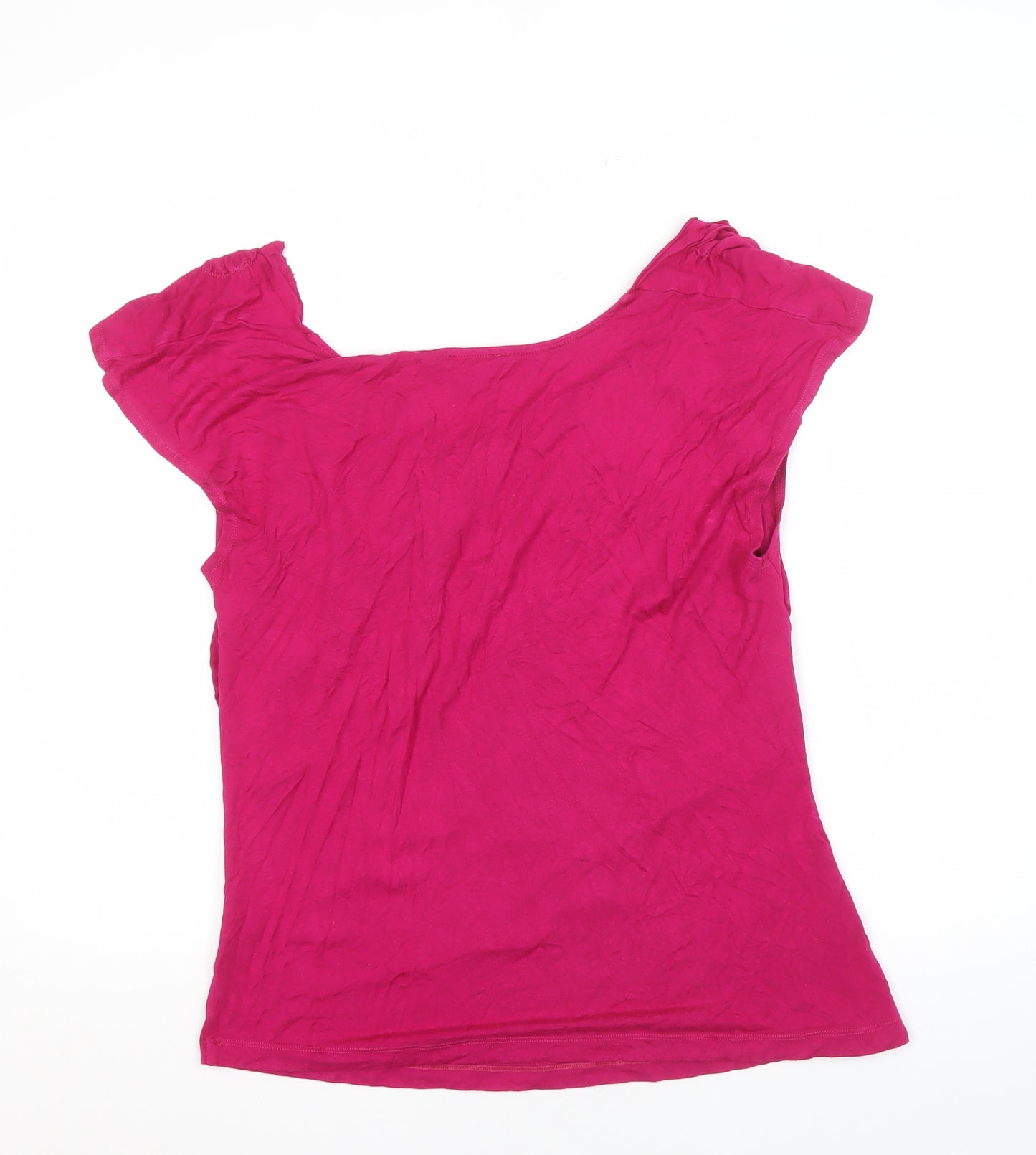 Phase Eight Pink Scoop Neck Short Sleeve Top Size 16