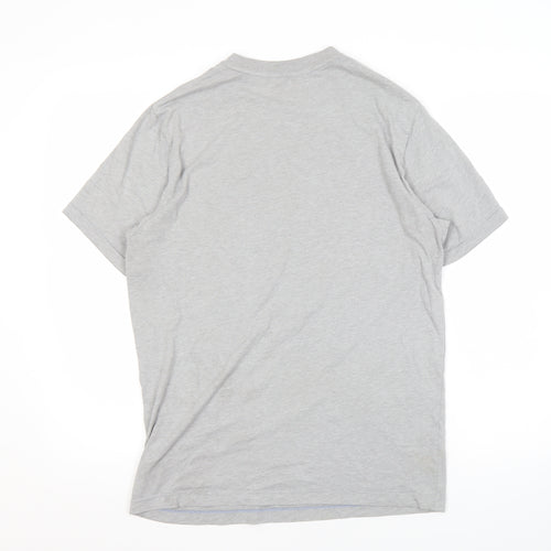 New Balance Men's Grey Logo T-Shirt Size M