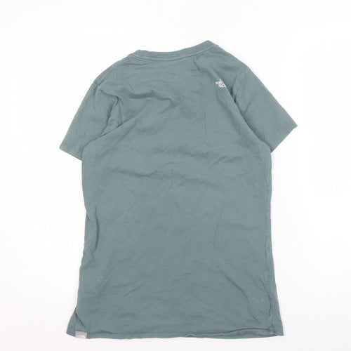 The North Face Women's Green V-Neck T-Shirt M