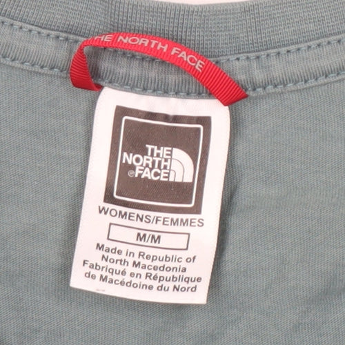 The North Face Women's Green V-Neck T-Shirt M