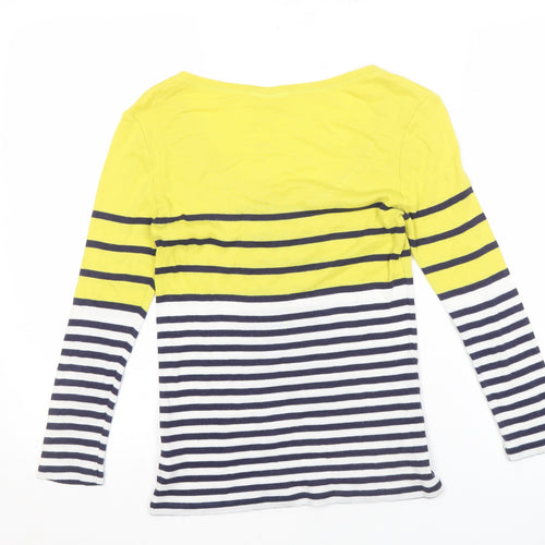 Whistles Women's Multicoloured Striped T-Shirt, Size 6