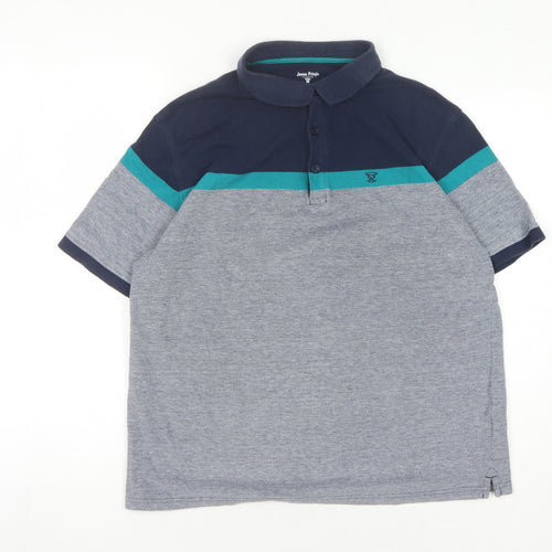 James Pringle Men's Multicoloured Polo Shirt L