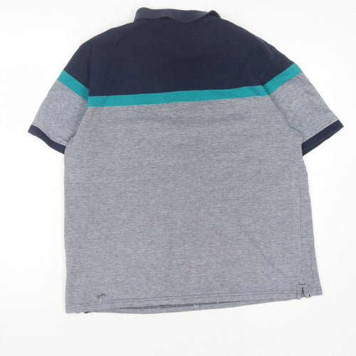 James Pringle Men's Multicoloured Polo Shirt L