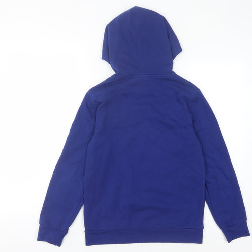 Champion Boys Blue Pullover Hoodie, Size 11-12, Graphic Logo