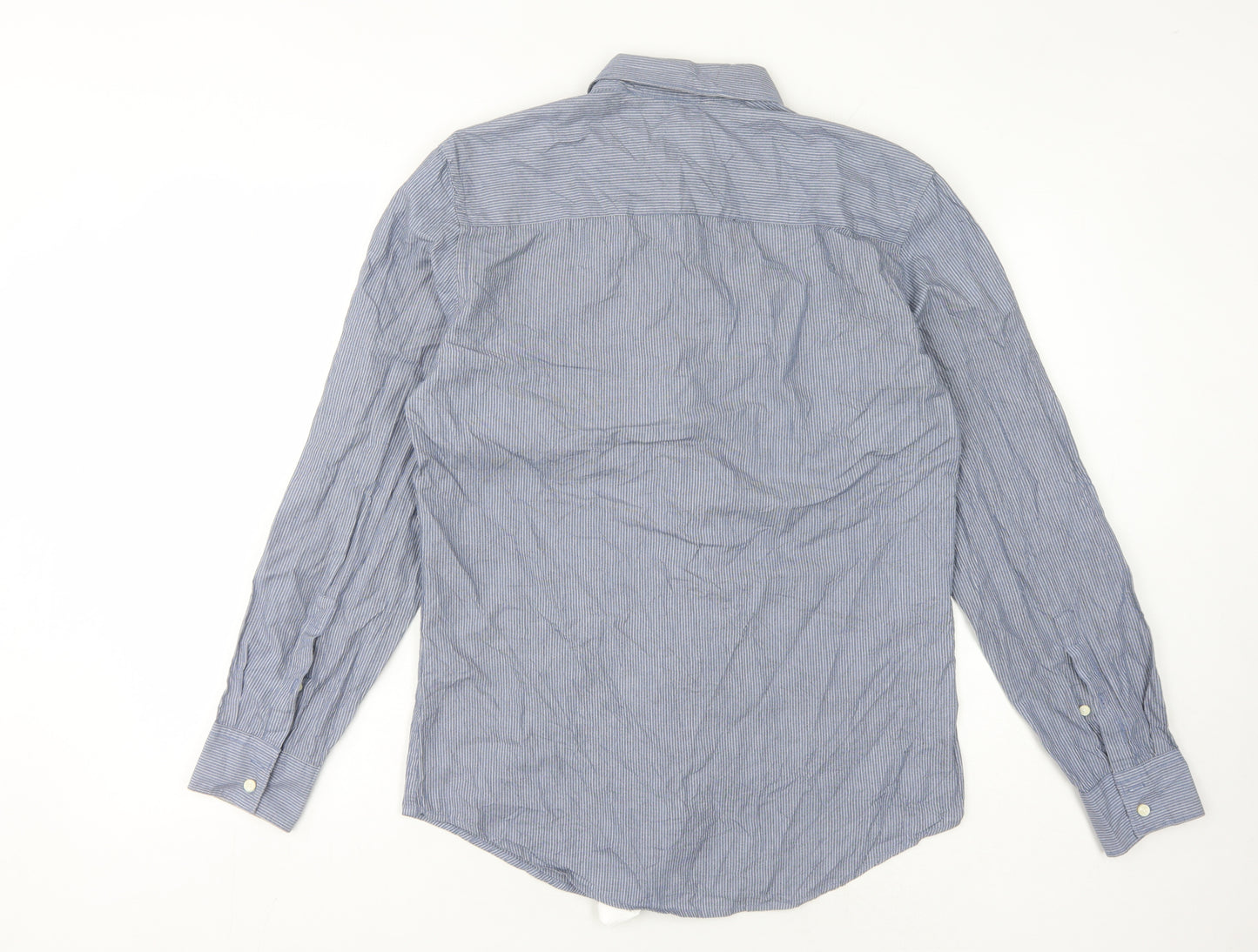 Calvin Klein Men's Small Blue Striped Shirt