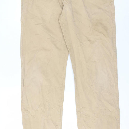 Jaeger Men's Beige Chino Trousers 32R - Regular Fit