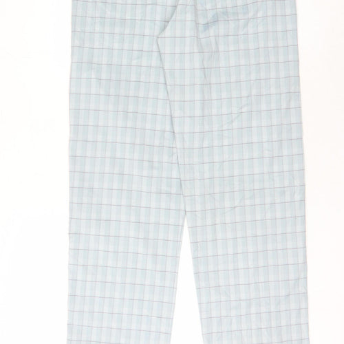 PING Men's Multicoloured Plaid Golf Khakis Trousers 32