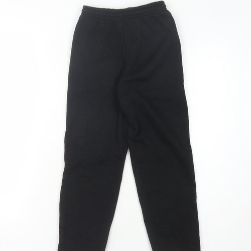 Slazenger Boys Black Sweatpants 7 Years Elastic Waist