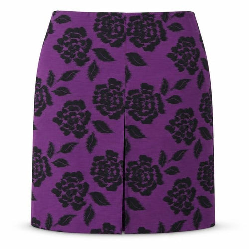 Laura Ashley Women’s Purple Floral Pencil Skirt UK 14