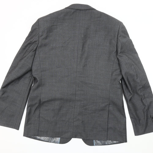 Burton Menswear Grey Slim Fit Blazer 42R