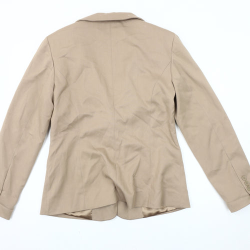 Kaleidoscope Women's Beige Blazer Size 12, Lined, One-Button