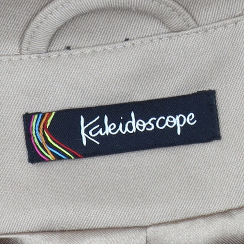 Kaleidoscope Women's Beige Blazer Size 12, Lined, One-Button