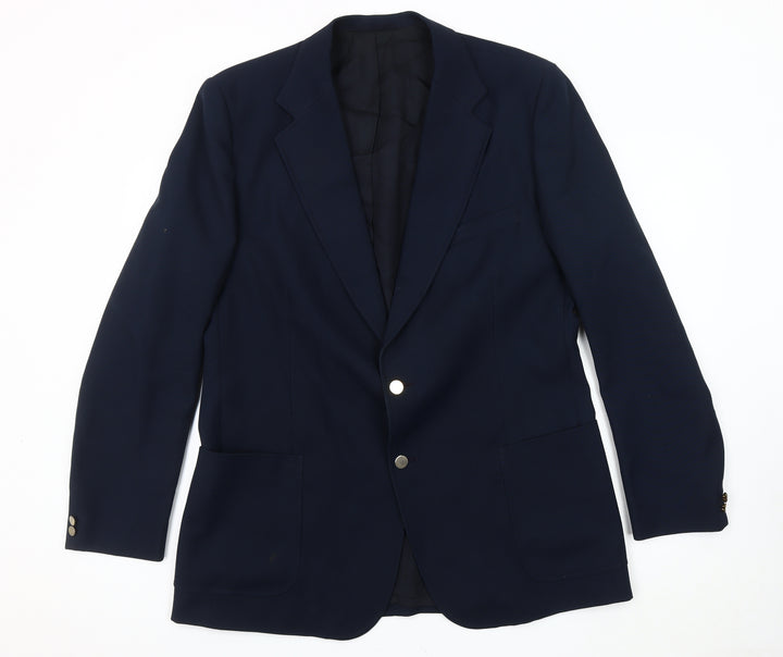 St Michael Men's Blue Blazer, Size 43 Long Fit