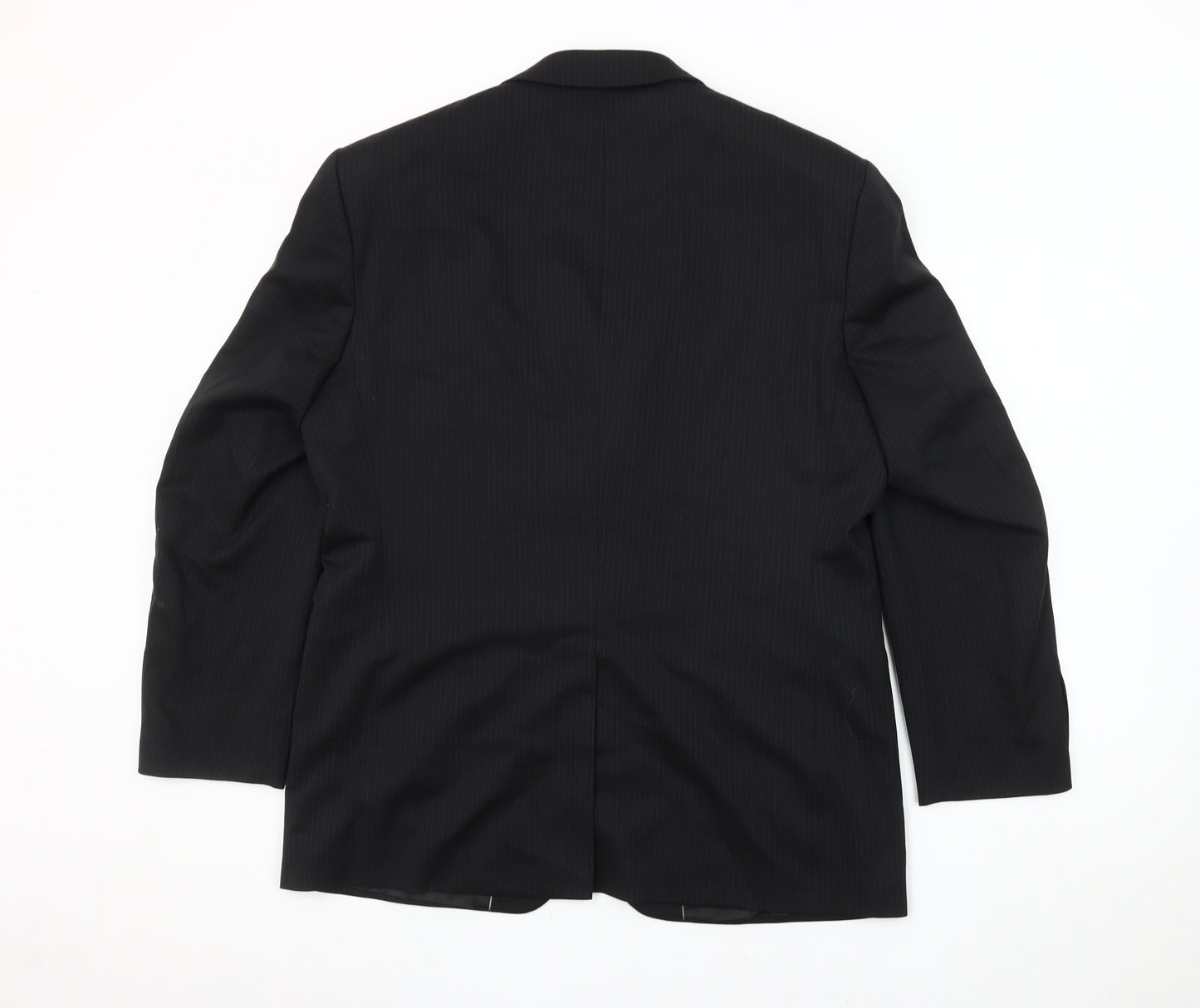 Burton Men's Black Striped Blazer 40 Regular