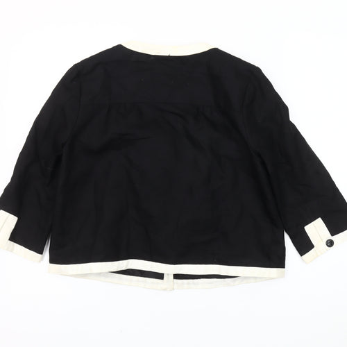 Camaieu Women's Black 3/4 Sleeve Blazer, Size 10