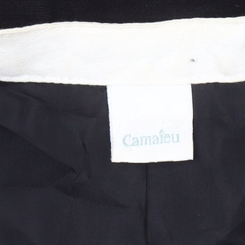 Camaieu Women's Black 3/4 Sleeve Blazer, Size 10