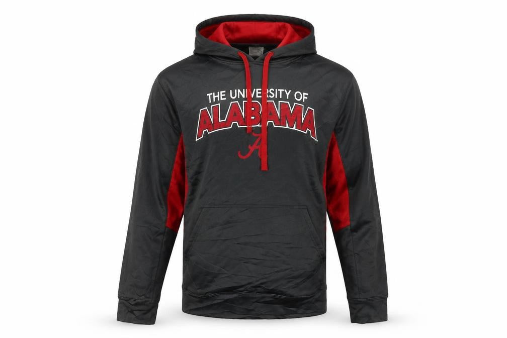 Front view of Knights Apparel Men’s Black S Pullover Hoodie