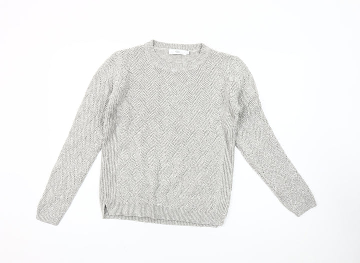ISLE Women's Grey Knit Pullover Jumper M