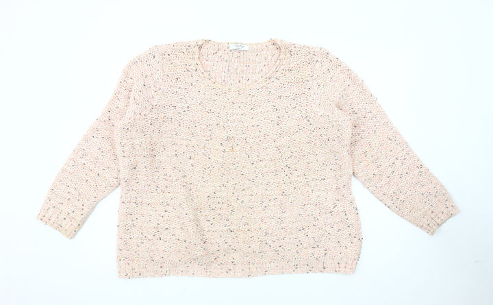 Mayfair Women's Multicoloured Chunky-Knit Pullover, Size 20