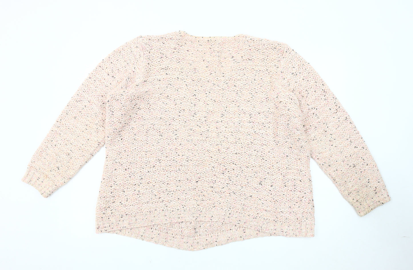 Mayfair Women's Multicoloured Chunky-Knit Pullover, Size 20