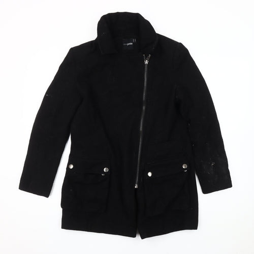 ASOS Women’s Black Mid-Length Wool Jacket - Size 10