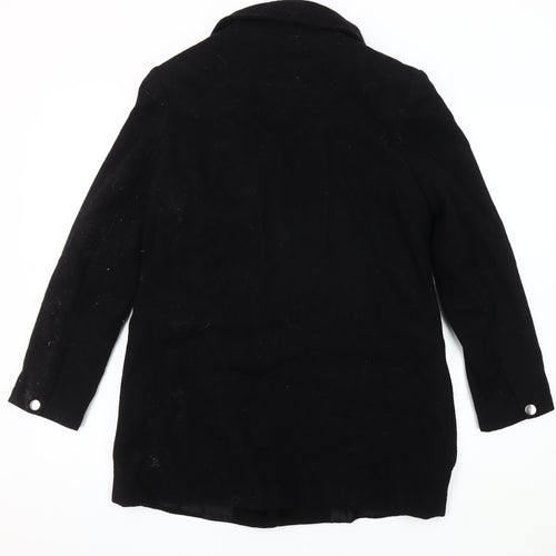 ASOS Women’s Black Mid-Length Wool Jacket - Size 10