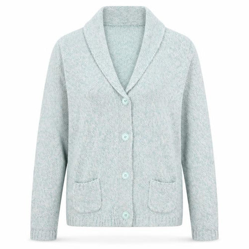 Damart Women's Green Cardigan, Size 10/12, Lightweight Knit