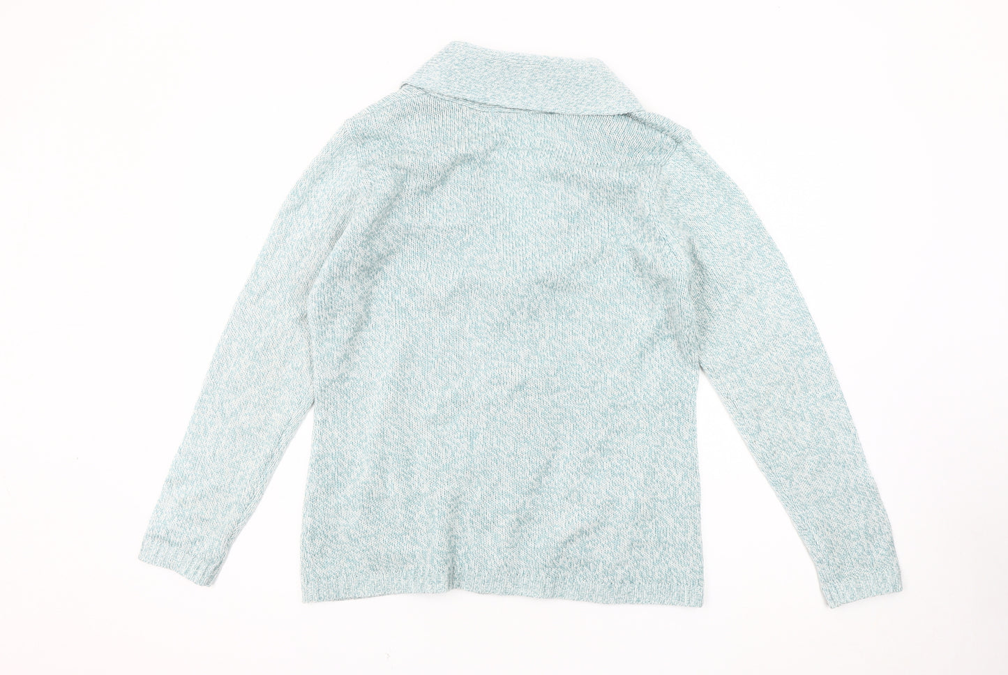 Damart Women's Green Cardigan, Size 10/12, Lightweight Knit