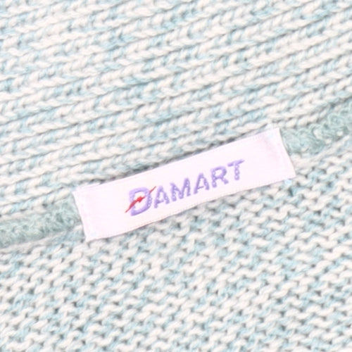 Damart Women's Green Cardigan, Size 10/12, Lightweight Knit