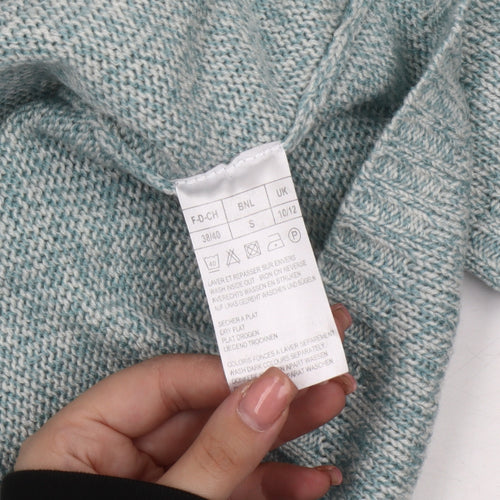 Damart Women's Green Cardigan, Size 10/12, Lightweight Knit