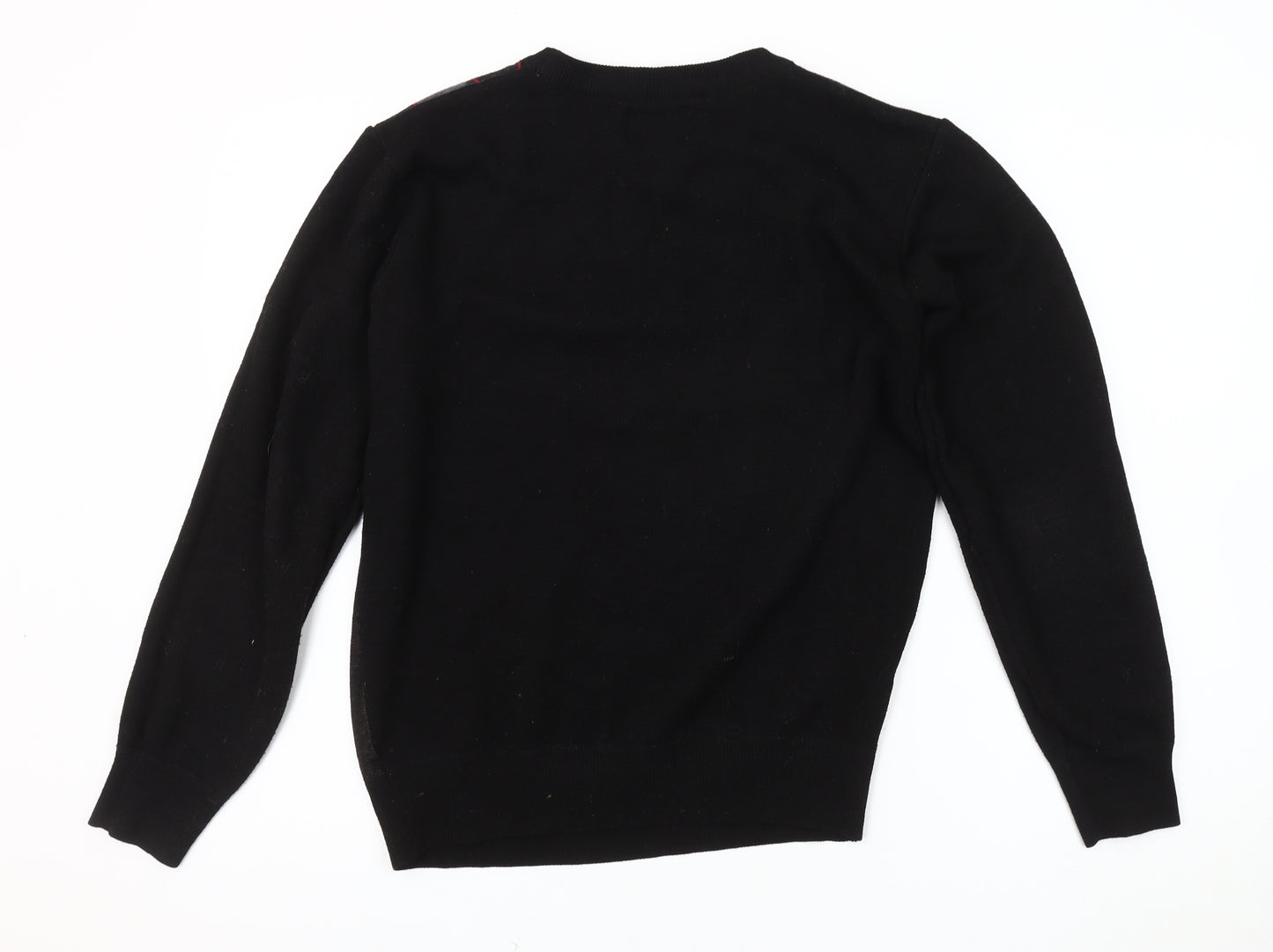 Ballantrae Men's Black Argyle S Pullover Jumper