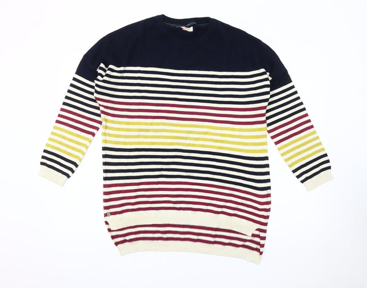 Brakeburn Women's Multicoloured Striped Pullover Jumper Size 8