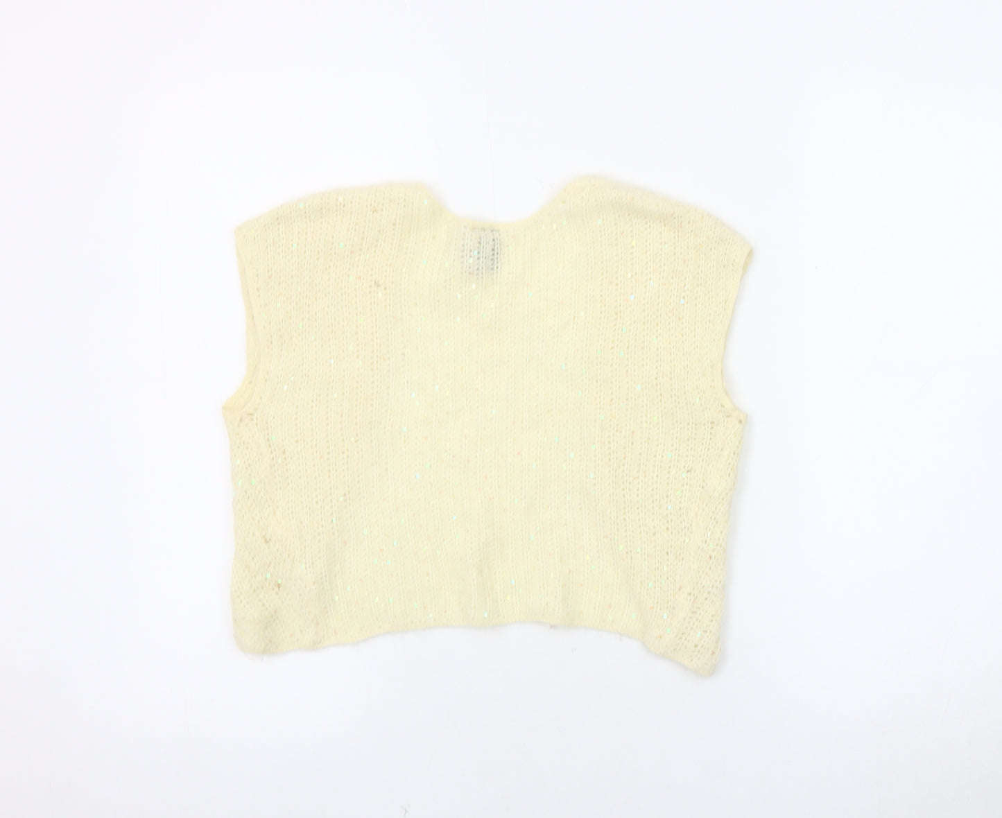 Gap Women’s Ivory Sequin Shrug M