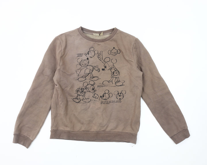 Disney Unisex Brown Pullover Sweatshirt - Size 10
